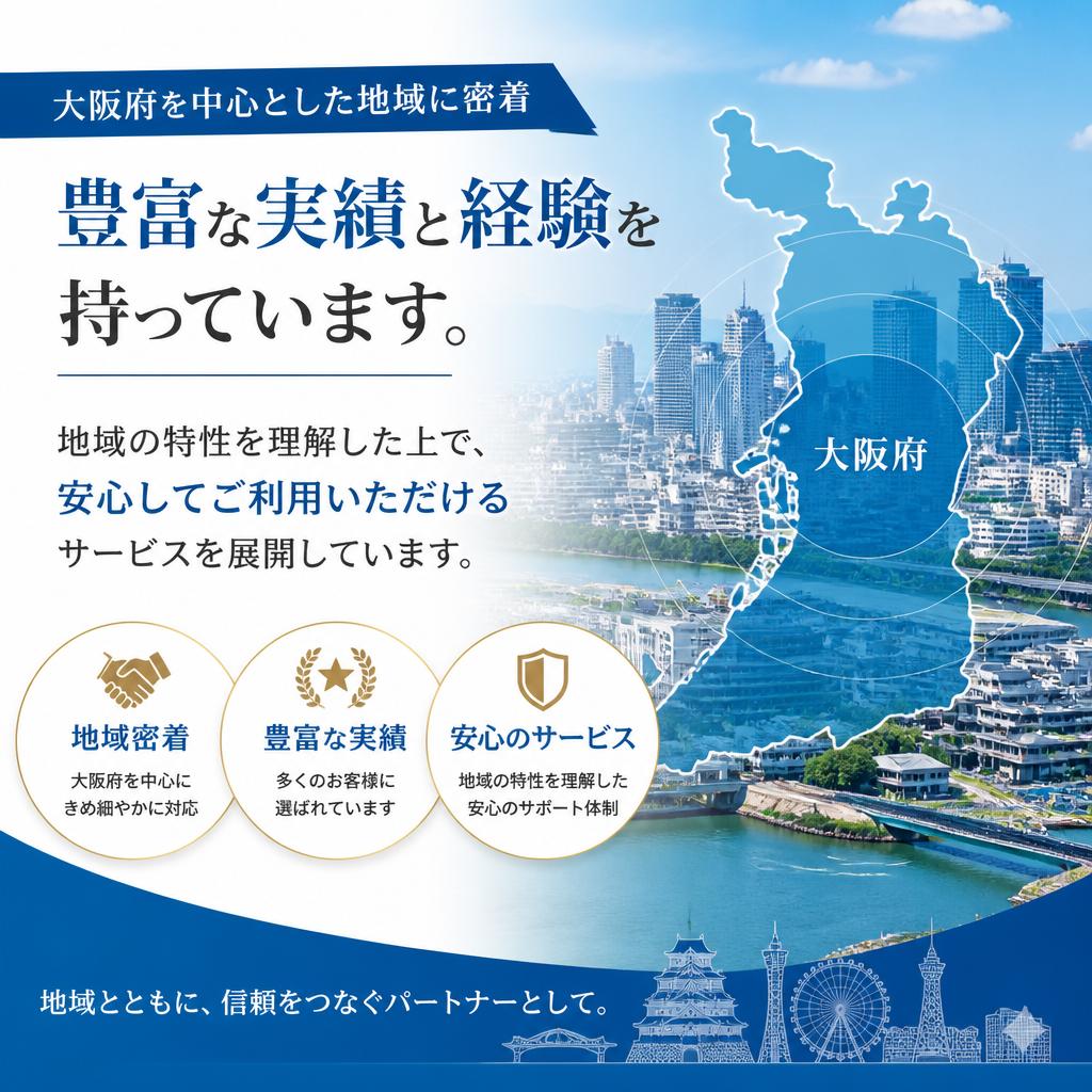 地域密着の信頼性