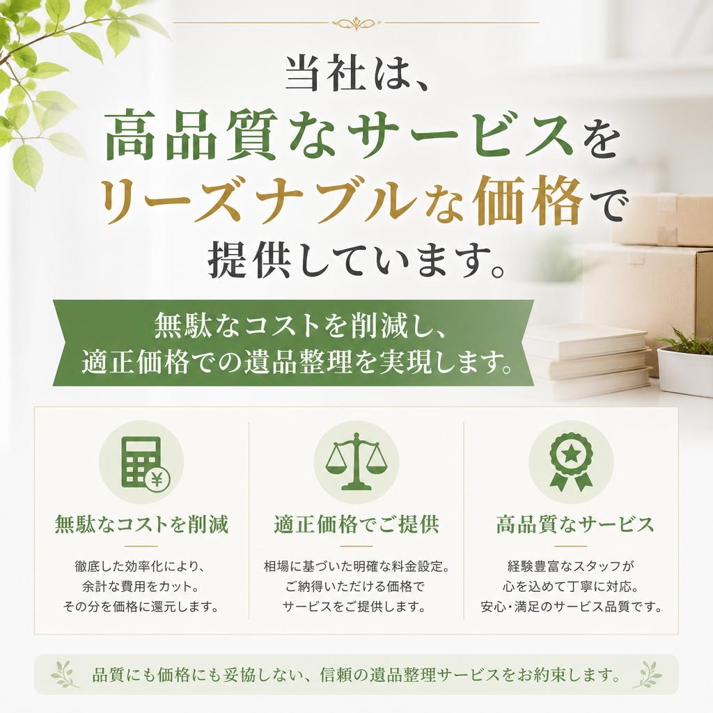 安さの秘訣