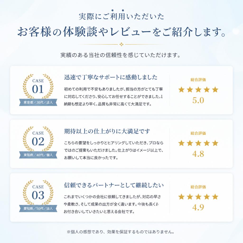 お客様の声