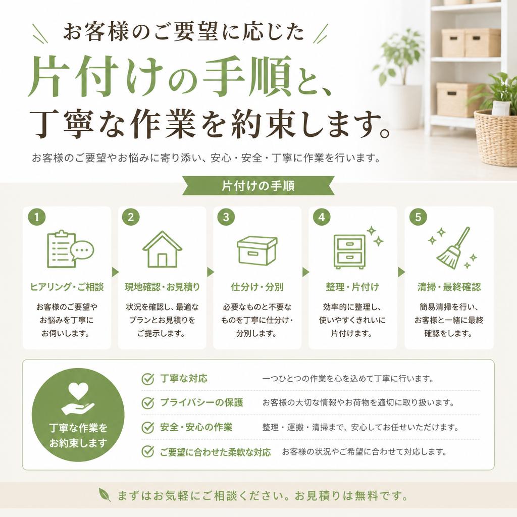 4. 片付けのプロセス