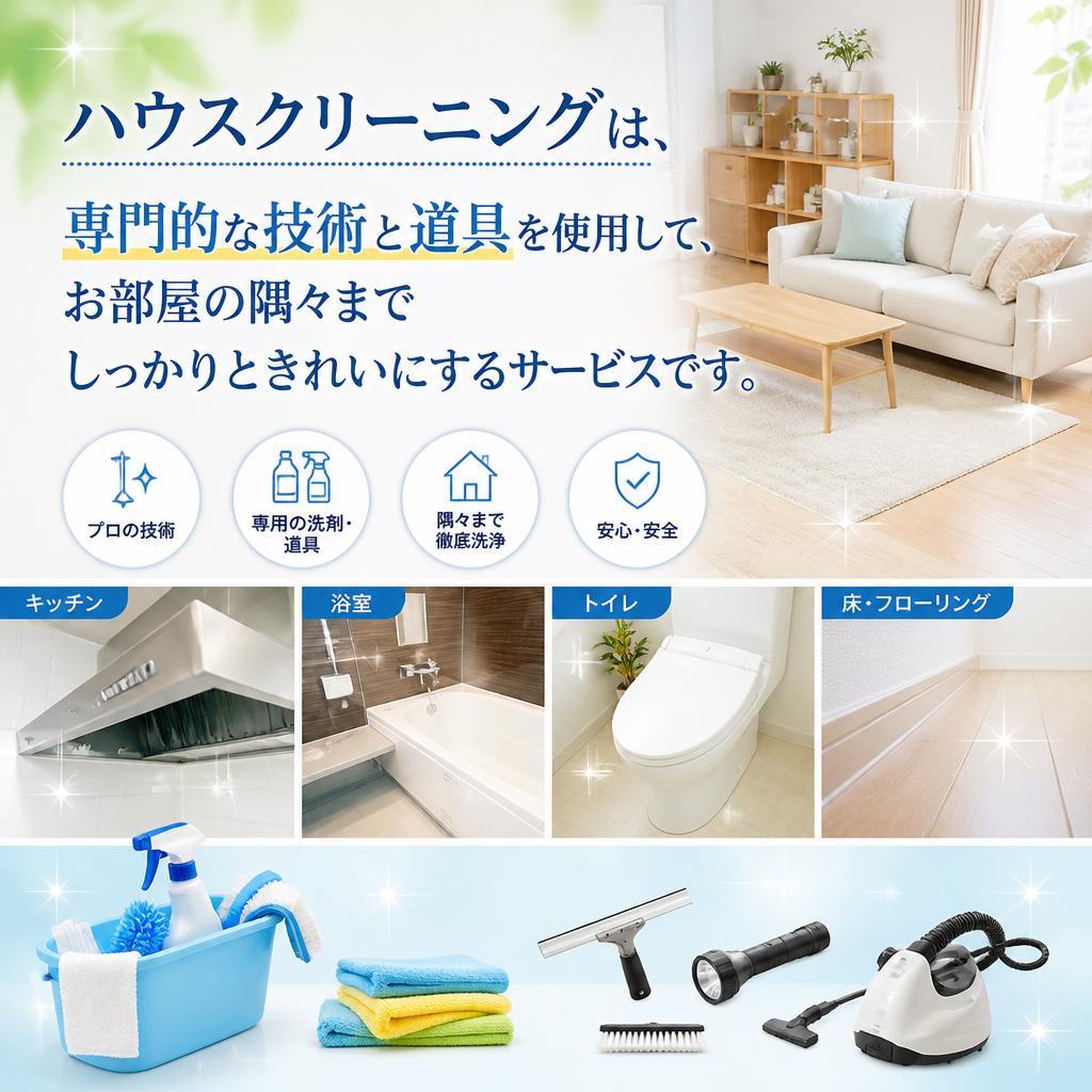 ハウスクリーニングとは