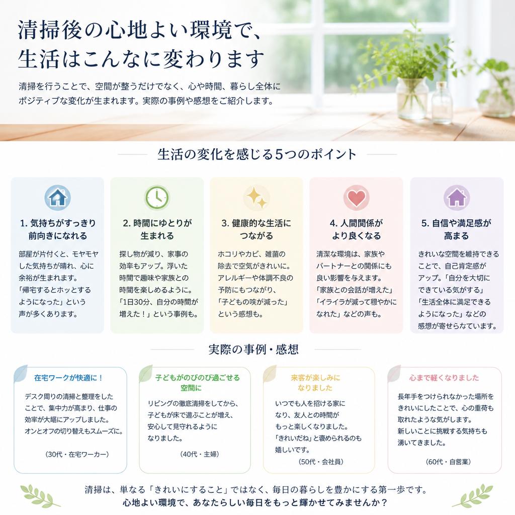 快適生活を送るために