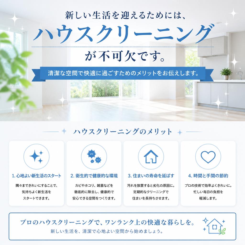 ハウスクリーニングの重要性