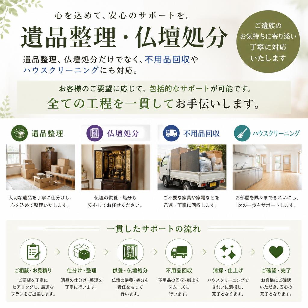幅広いサービスでトータルサポート