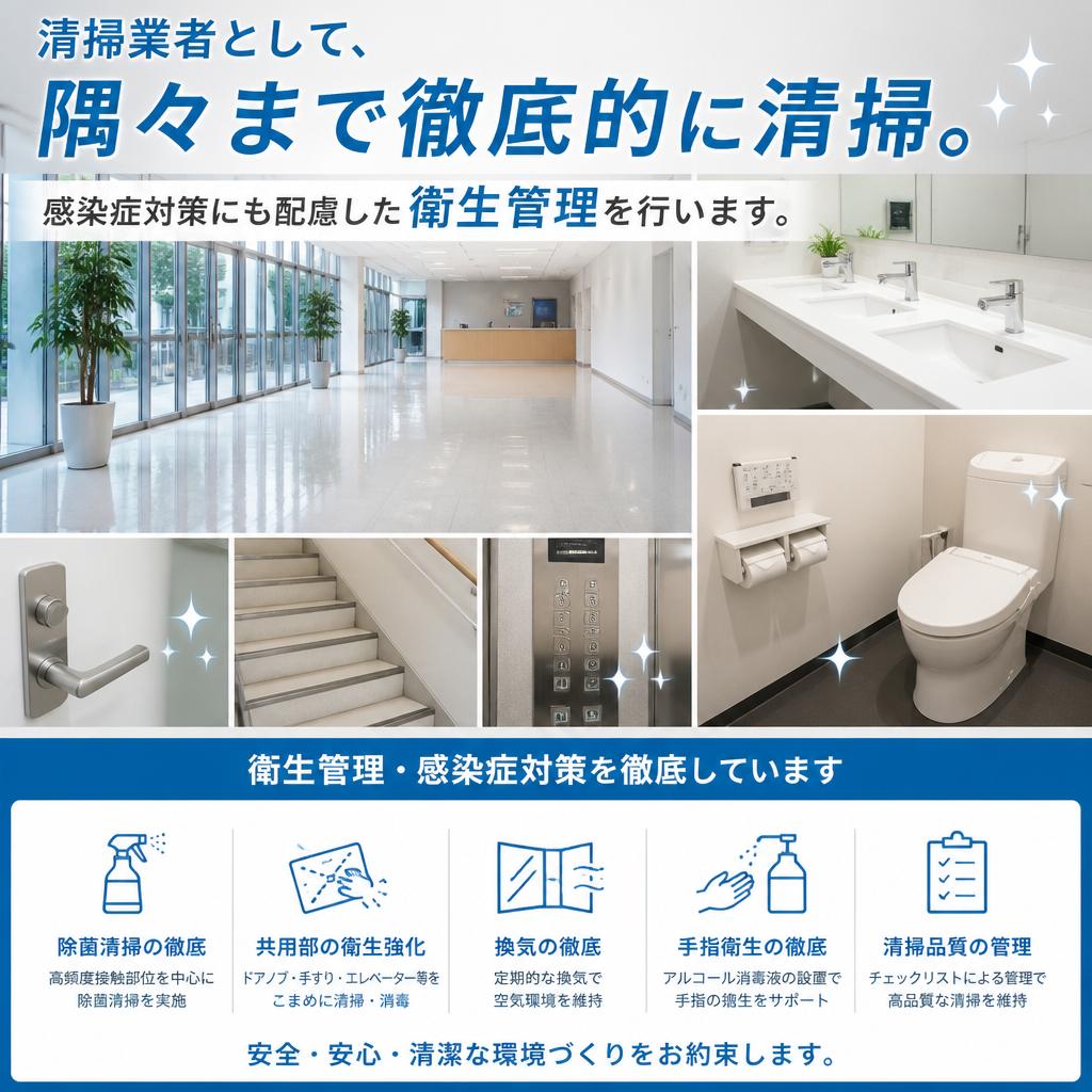 徹底したハウスクリーニング