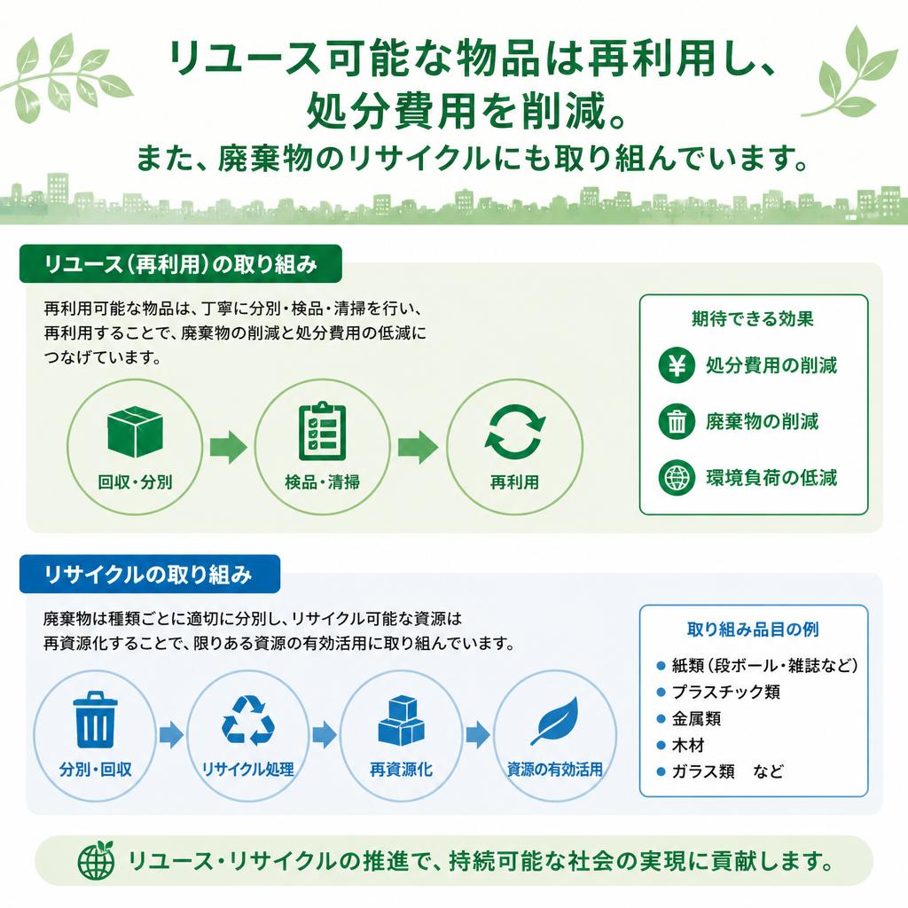 コスト削減と環境への配慮