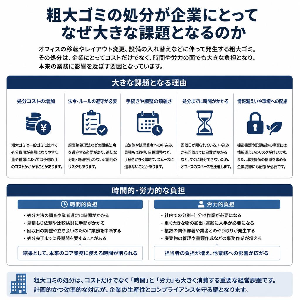 なぜ粗大ゴミの回収は難しいのか？