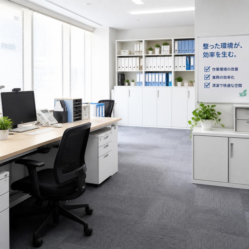 整理整頓で業務効率UP