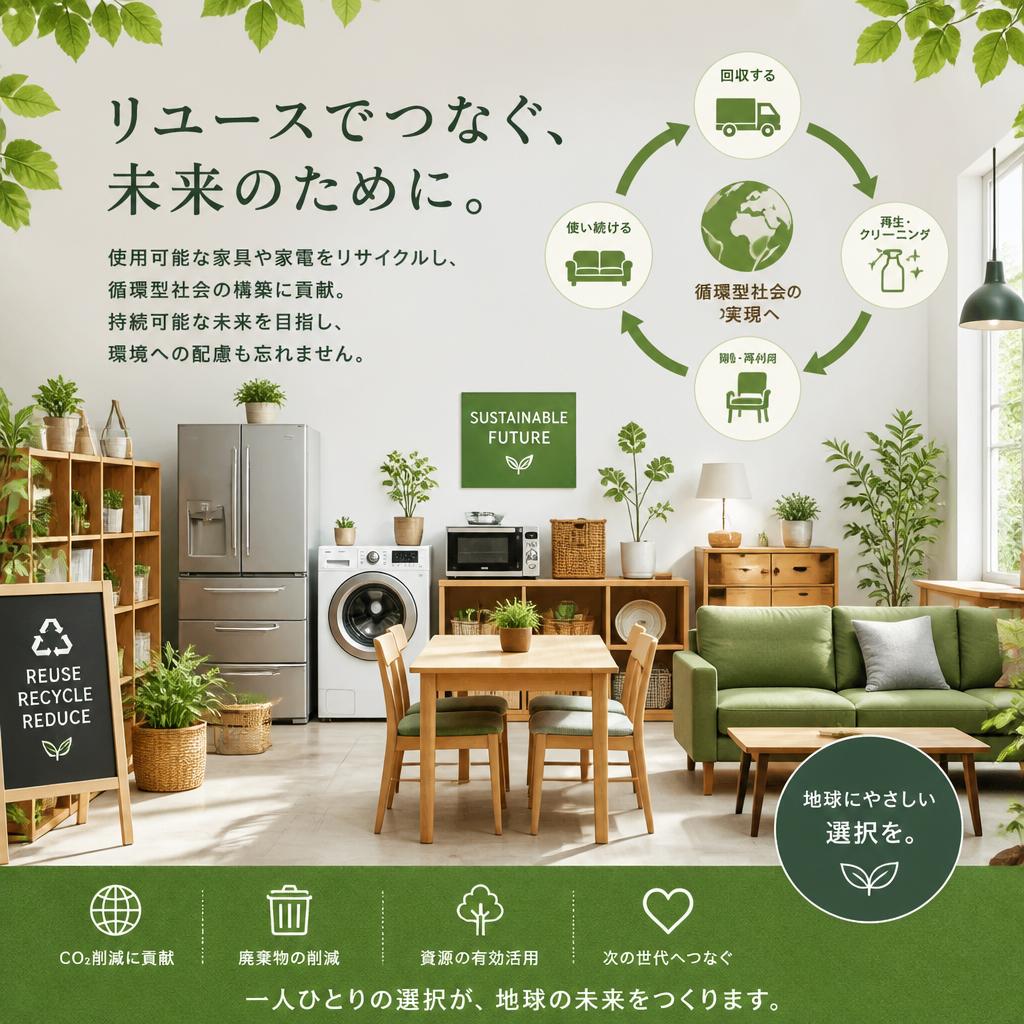 リサイクルをを通じた環境保護