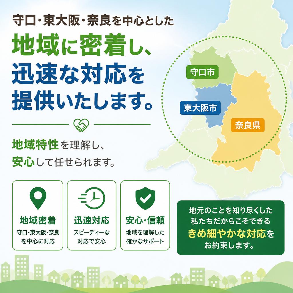 地域に密着したサービス