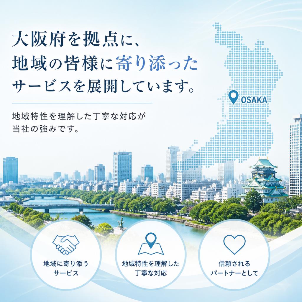 2. 地域に密着した安心のサービス
