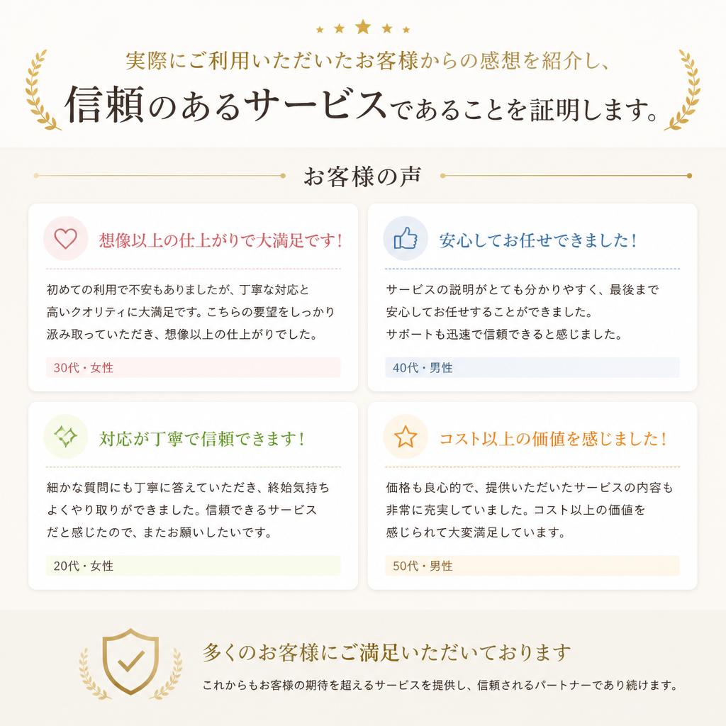 4. お客様の声