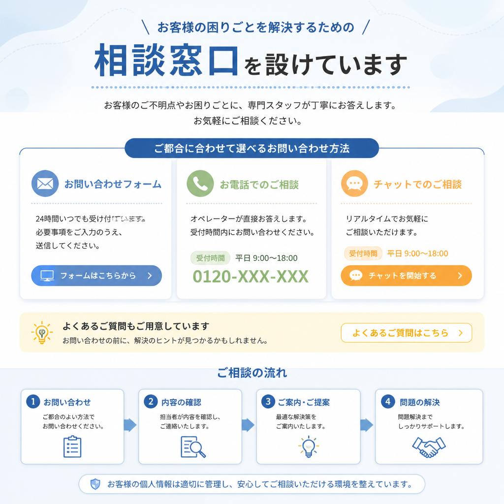7. お問い合わせ・無料相談