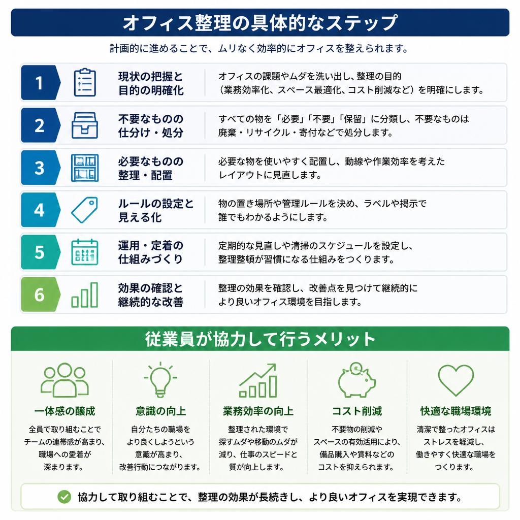 5. 効果的なオフィス整理のステップ
