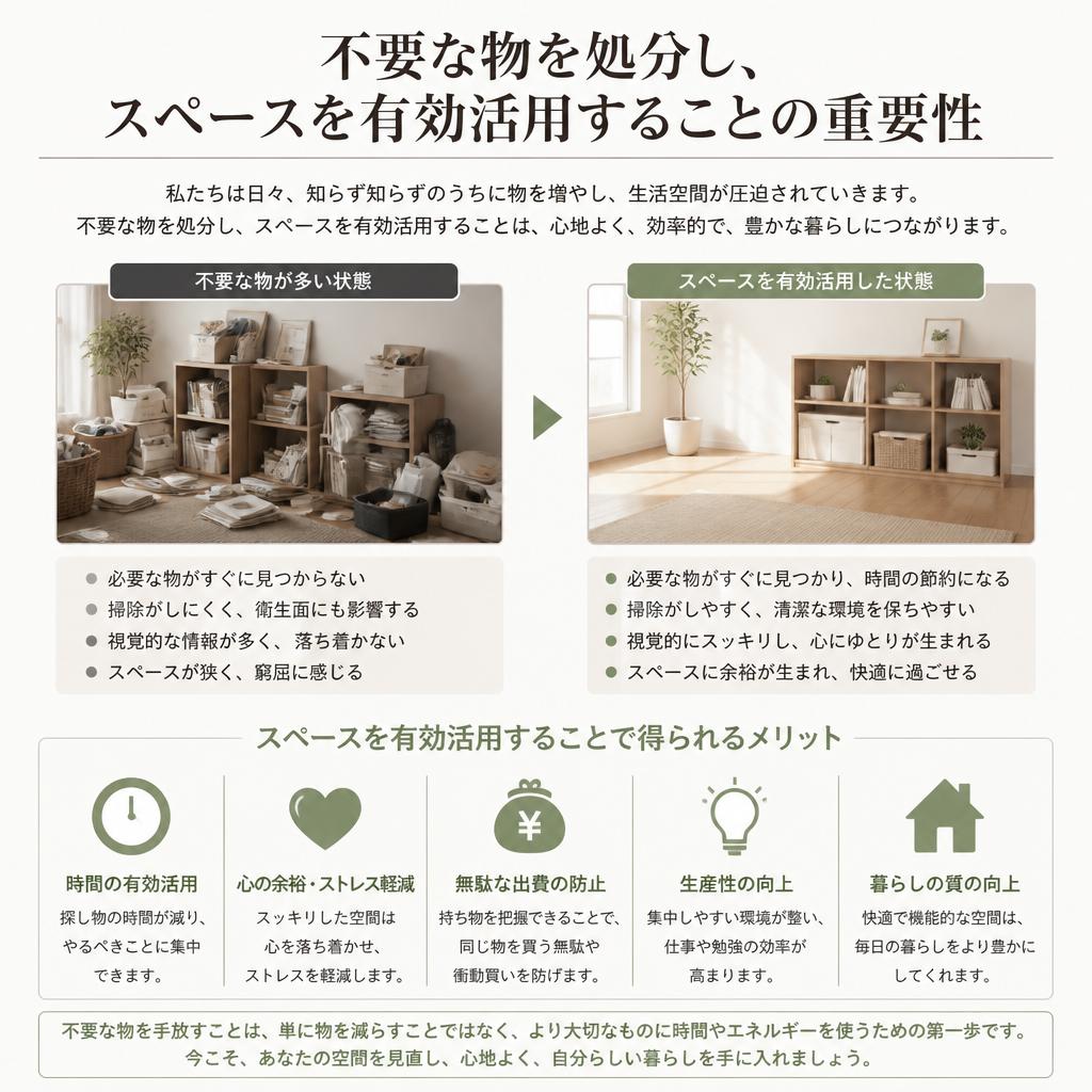 不用品処理の重要性