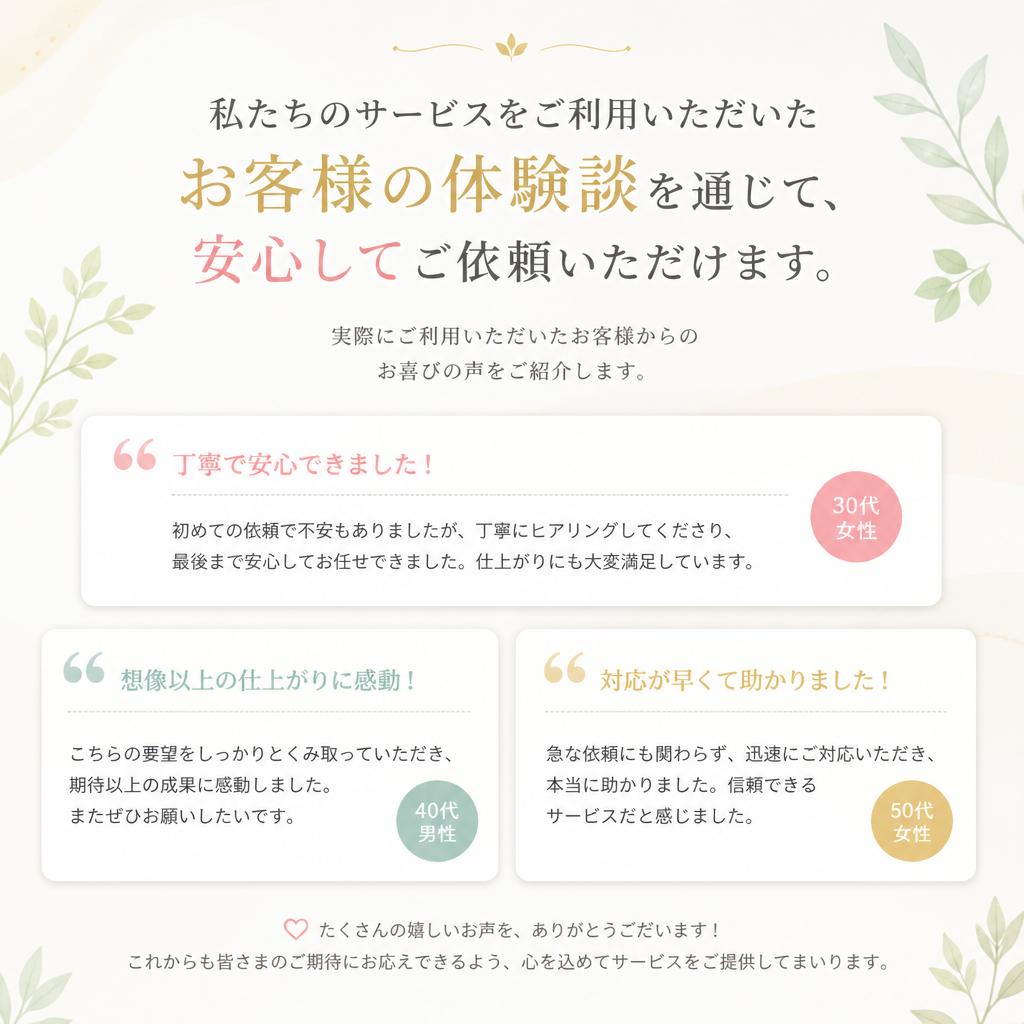 お客様の声