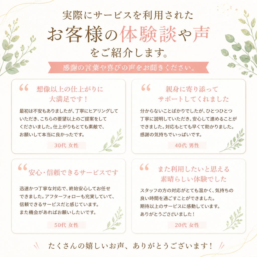 お客様の声
