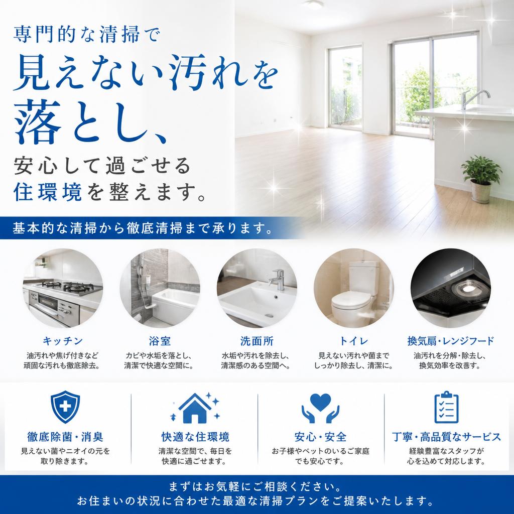 2. ハウスクリーニングの重要性