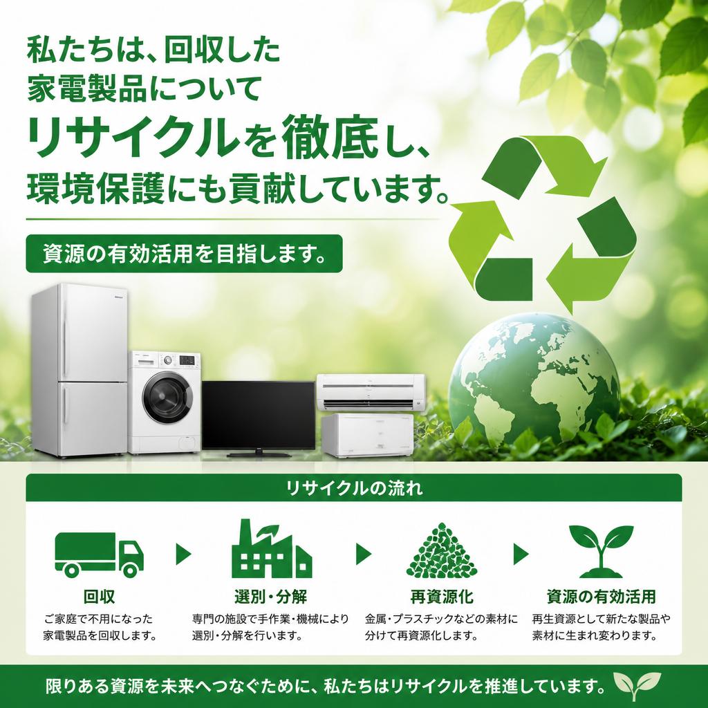 家電リサイクルの取り組み