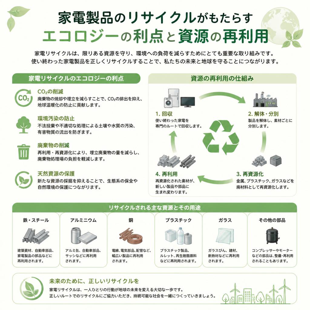 2. エコな家電リサイクルのメリット