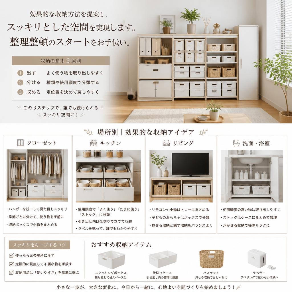 収納スッキリのご提案