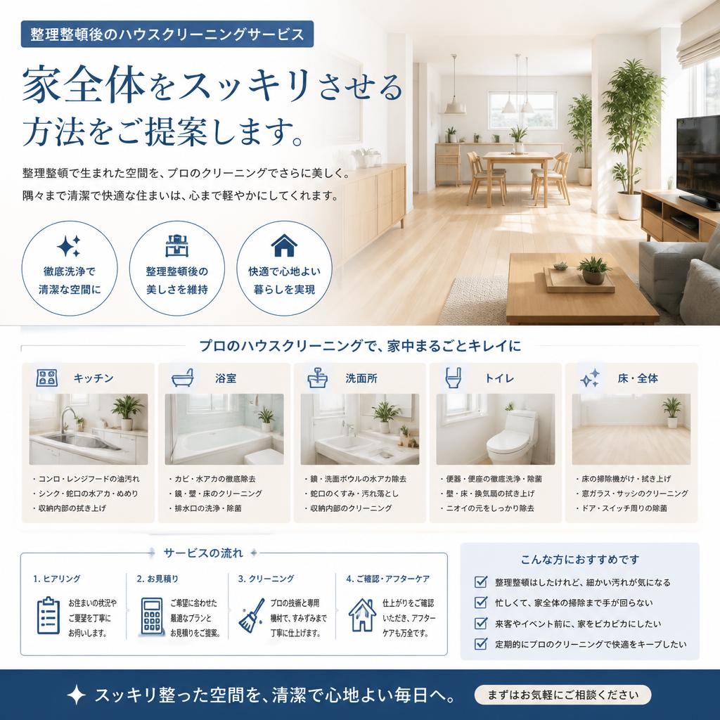 4. ハウスクリーニングとの連携