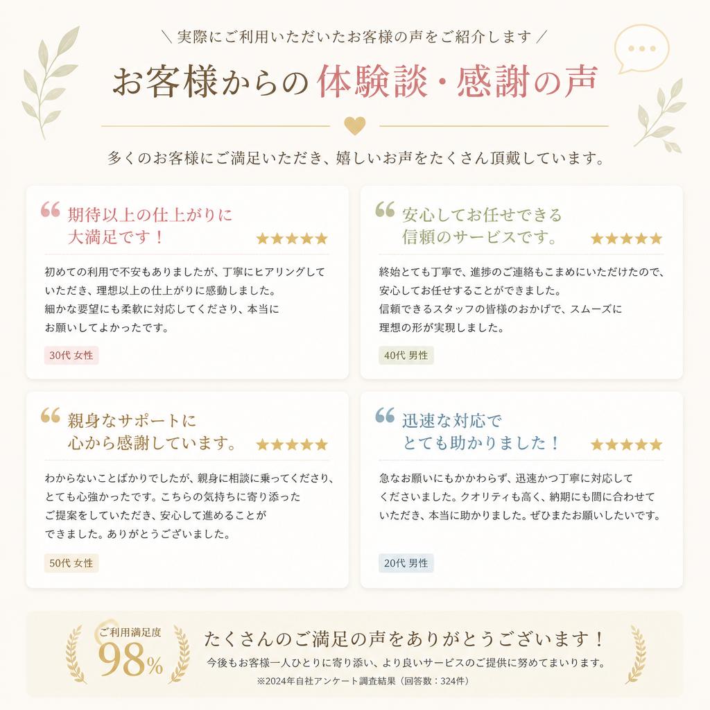 5. お客様の声