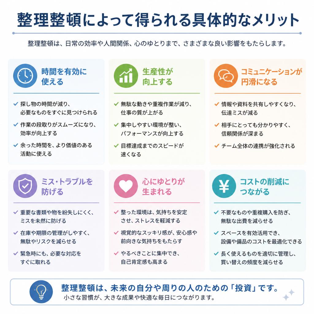 スマートな事務所整理のメリット