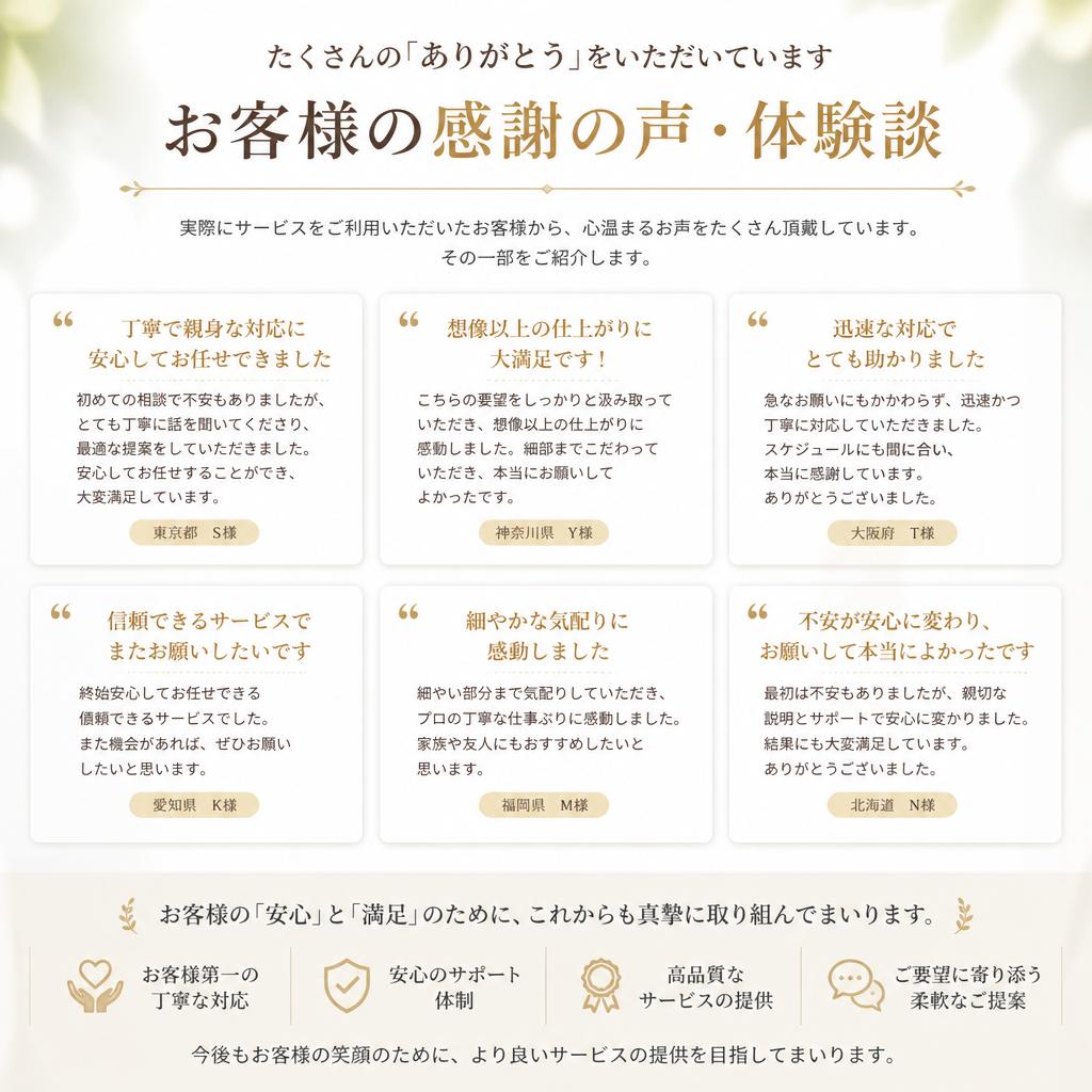 お客様の声
