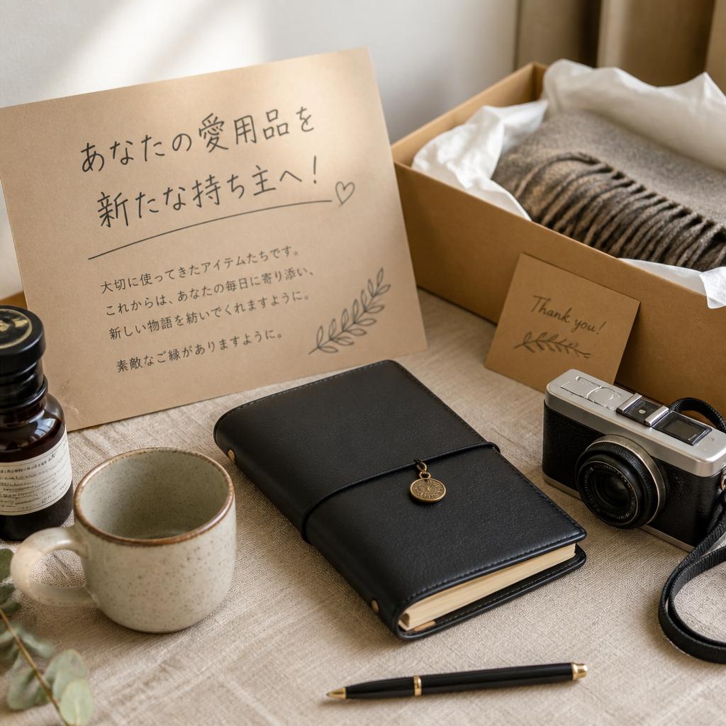 あなたの愛用品を新たな持ち主へ！