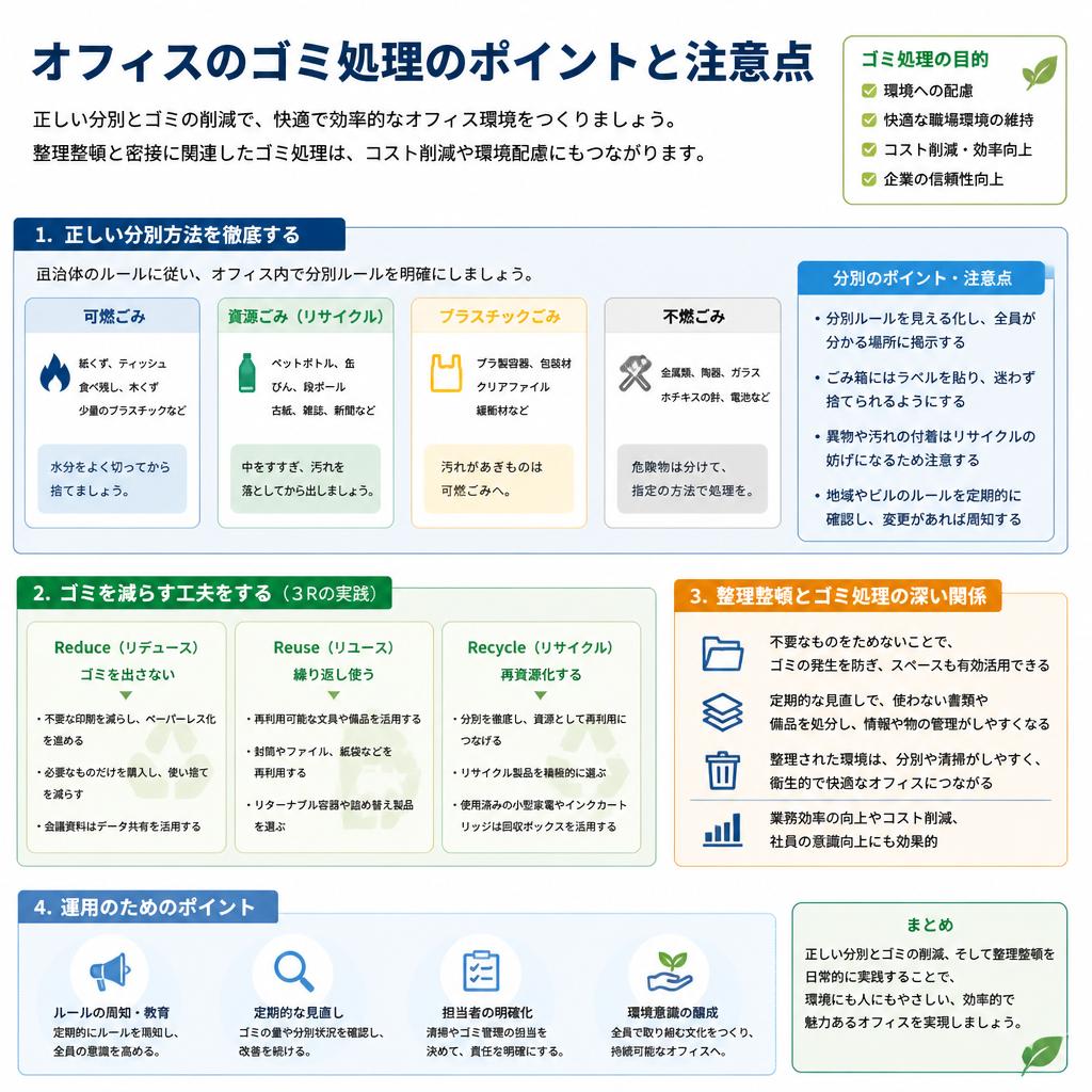 ゴミ処理のポイント