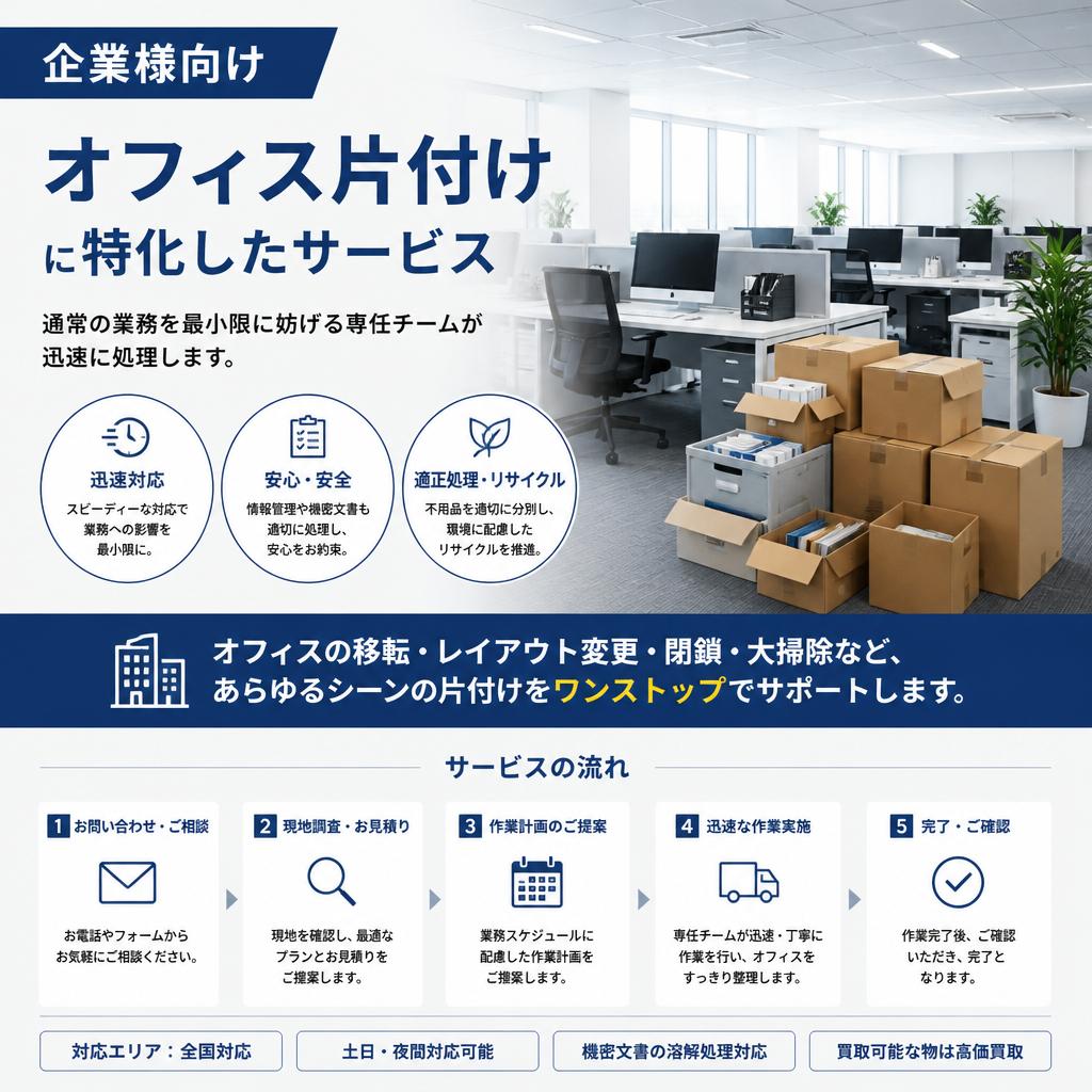 オフィス片付けサービスのご提案