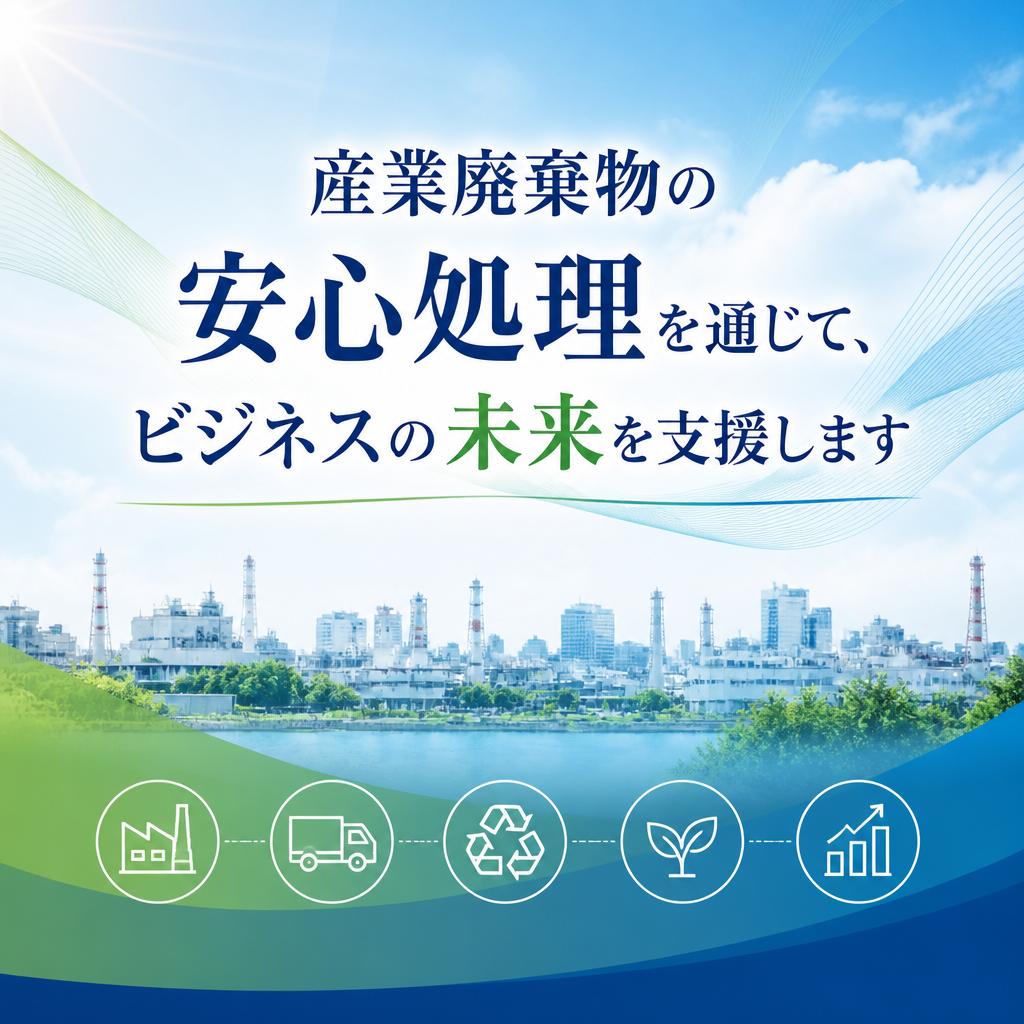 産業廃棄物の安心処理を通じて、ビジネスの未来を支援します