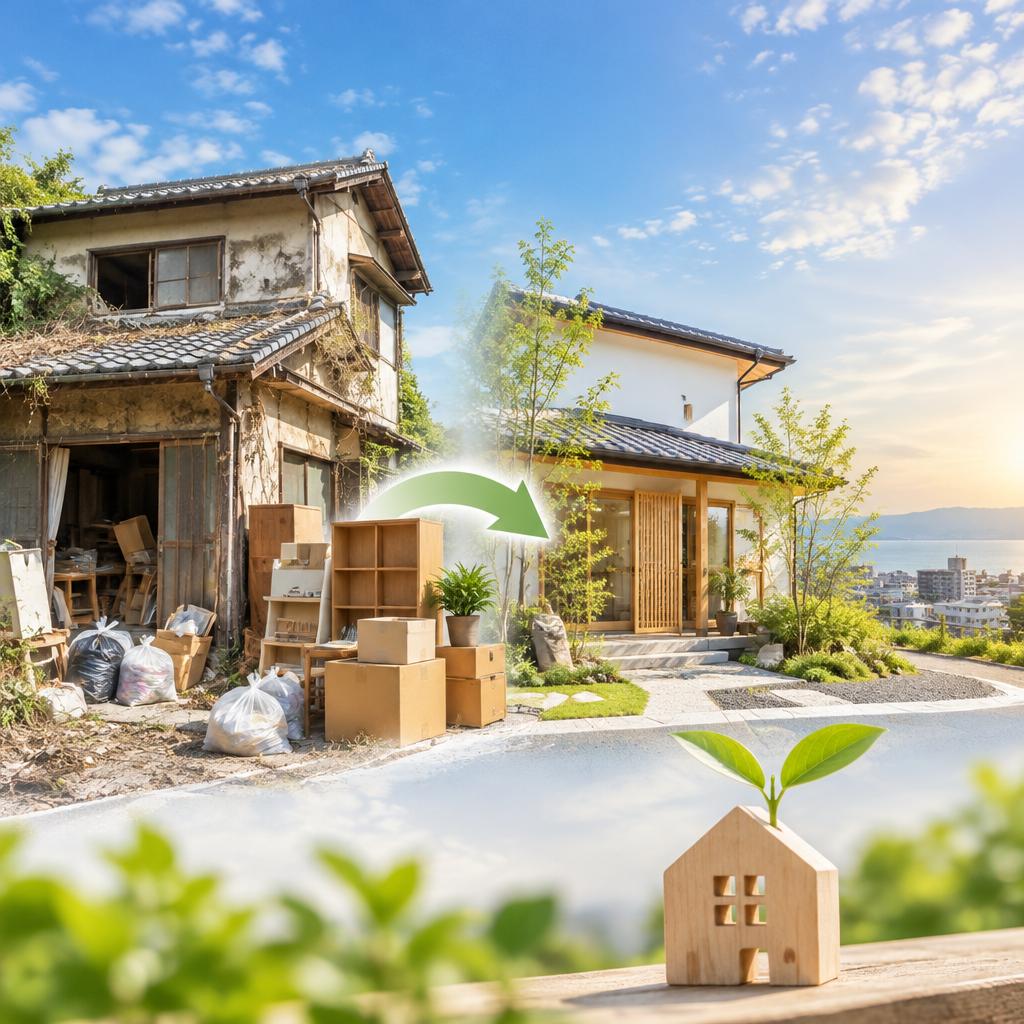 空き家を、未来へつなぐ資源に。片付けから活用準備まで、まるごとプロにお任せください！