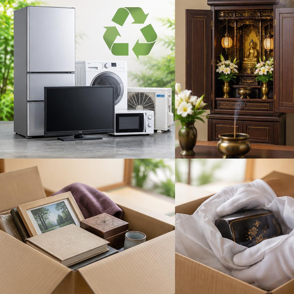 家電も仏壇も、品目に合わせて心を込めて対応