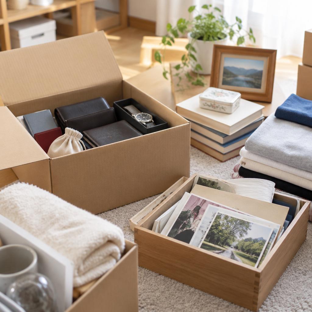 遺品整理サービスで、ひとつずつ丁寧に仕分け
