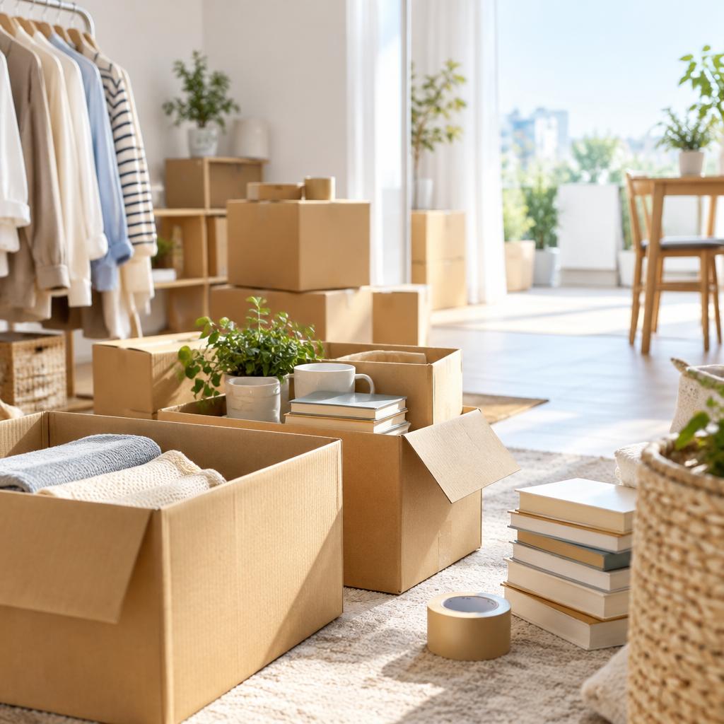 引越し前の断捨離、もう一人で悩まない。プロのサポートで荷物も気持ちも軽くして、心地よい新生活へ。