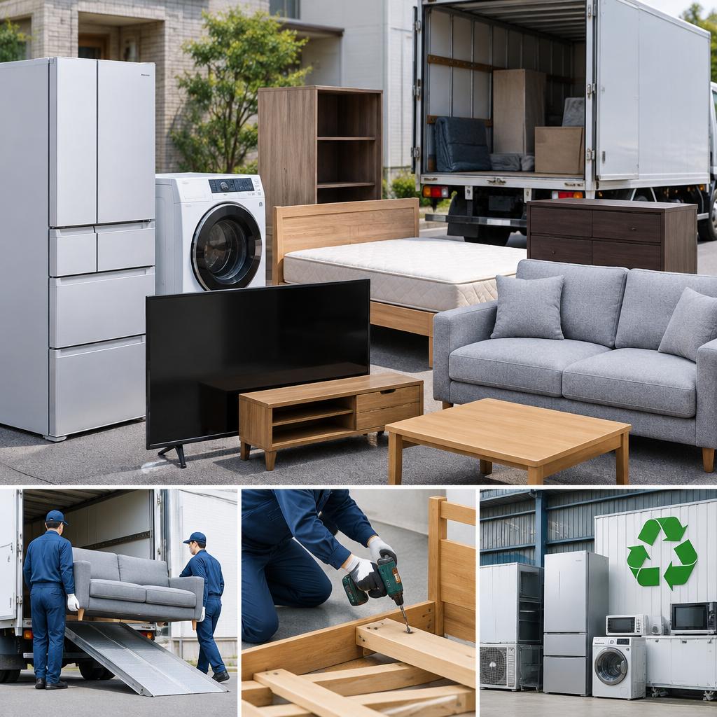家電リサイクルも粗大ごみ回収も、まとめておまかせ