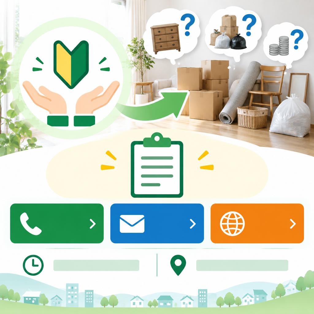 まずは無料で相談。不要品の悩みを今日からすっきり