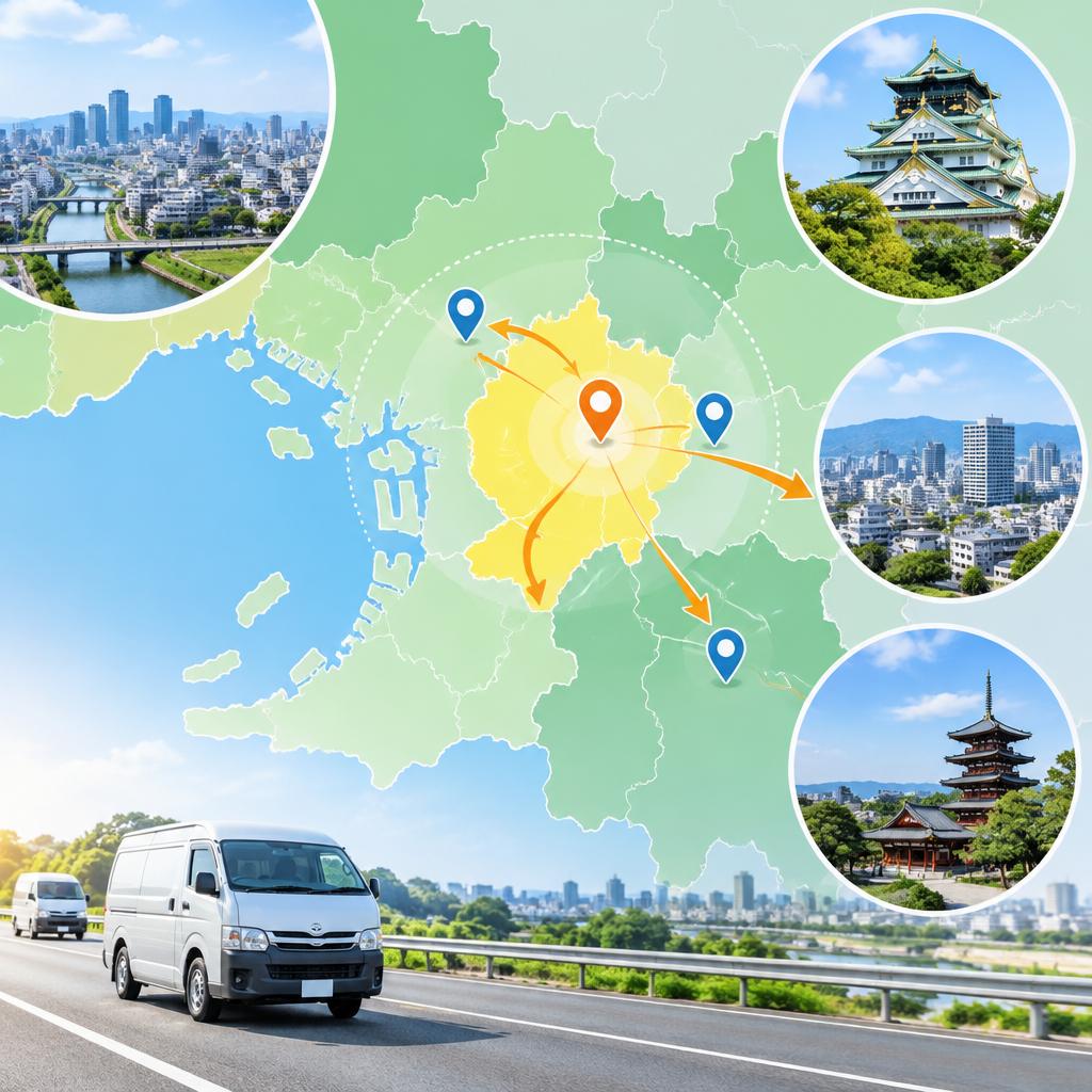 大阪府と近郊へ迅速対応。地域に根ざした4拠点のサポート