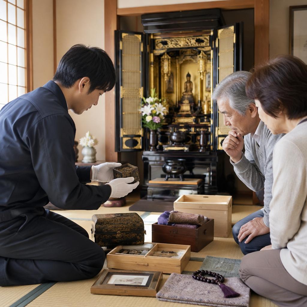 遺品整理士の視点で、一つひとつ丁寧に対応